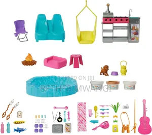 Barbie Dream Camper Playset With Roof Tent