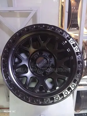 17" KMC Style Heavy-Duty Mesh Wheels | Satin Black