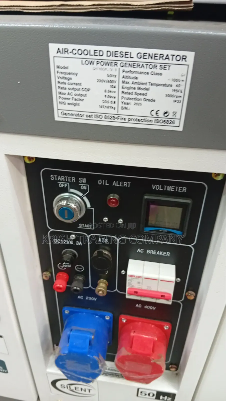 Kupper Uk Standard Dg9000lde3+Ats 9kva Diesel Generator