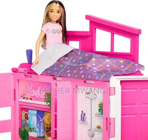 Barbie Getaway Doll House With Barbie Doll