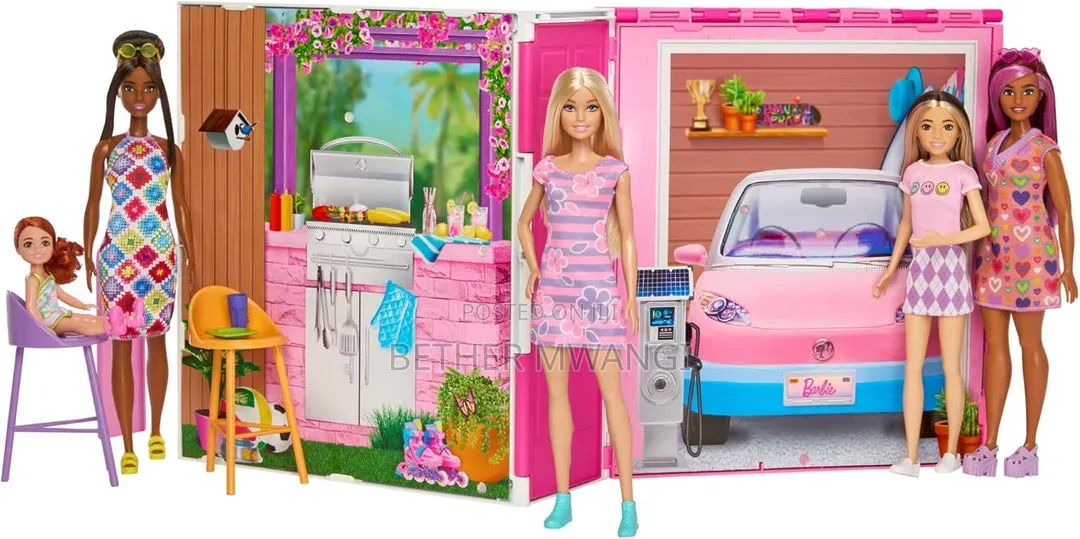 Barbie Getaway Doll House With Barbie Doll