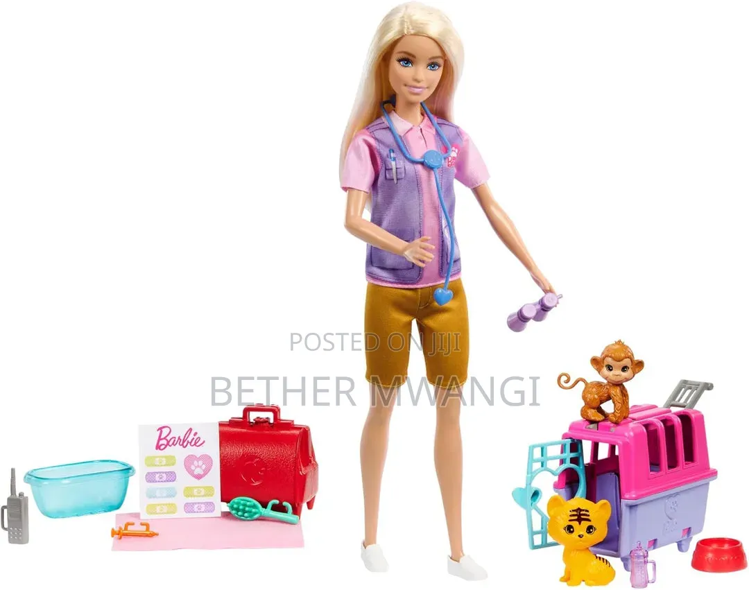Barbie Careers Doll Accessories, Recovery Playset With Blonde Doll