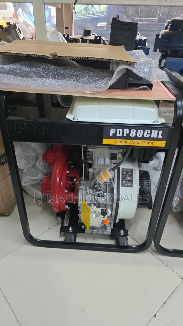Pyramid Germany Pdp80chl Diesel Water Pump 16hp