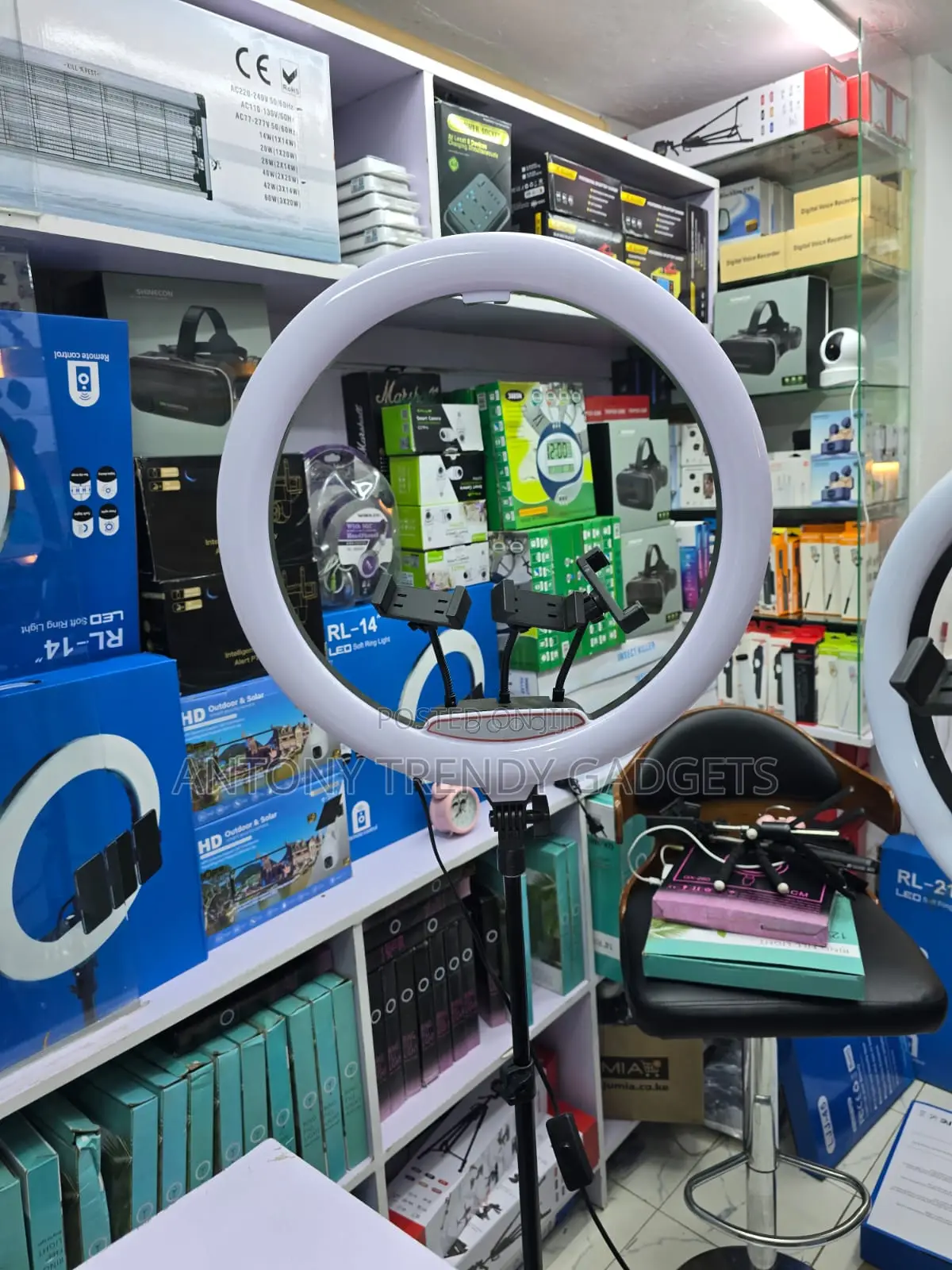 LJJ-45 Led Ring Lamp for Photography Streaming and Makeup