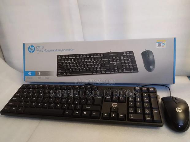 Hp Km10 Wired Keyboard SND Mouse Set - main view
