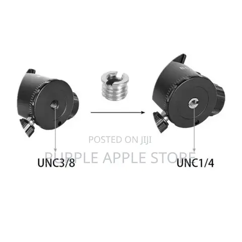 Standard 1/4′′ Female to 3/8′′ Male Screw Adapter