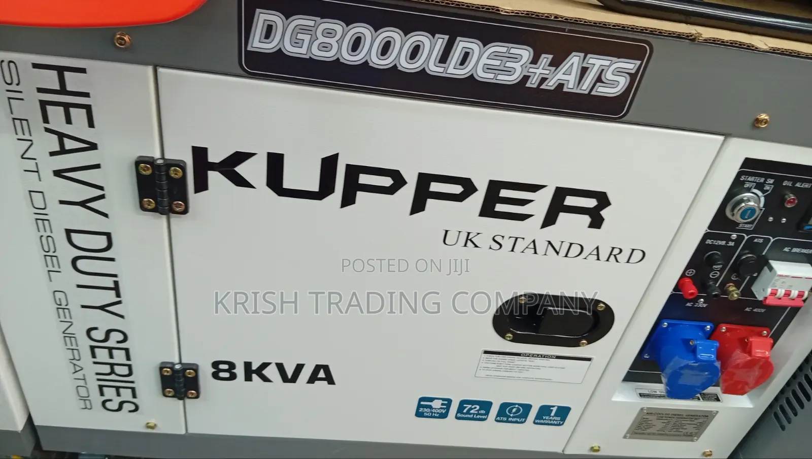 Kupper Dg8000lde3+Ats 8kva Diesel Generator