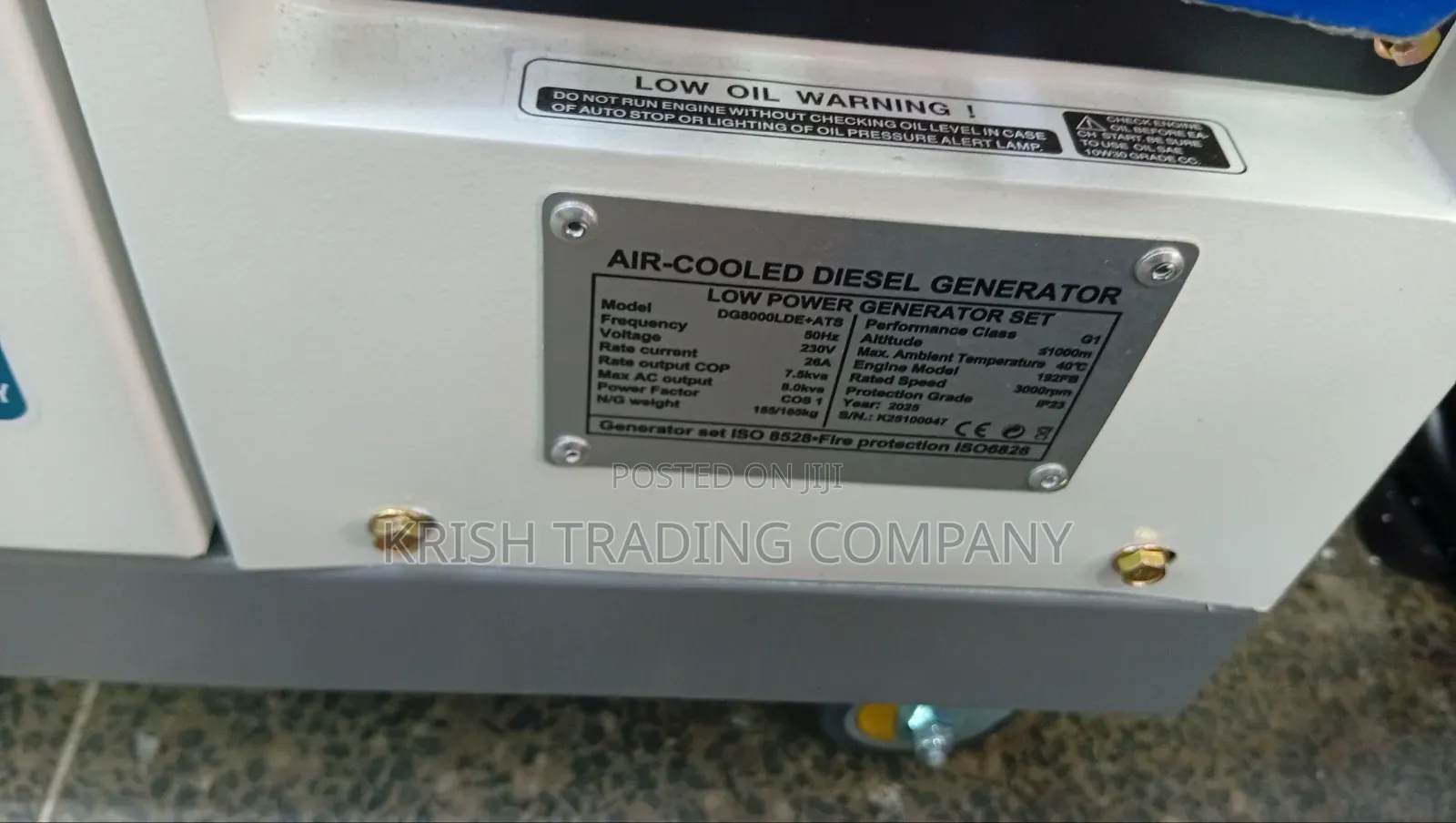 Kupper Dg8000lde3+Ats 8kva Diesel Generator