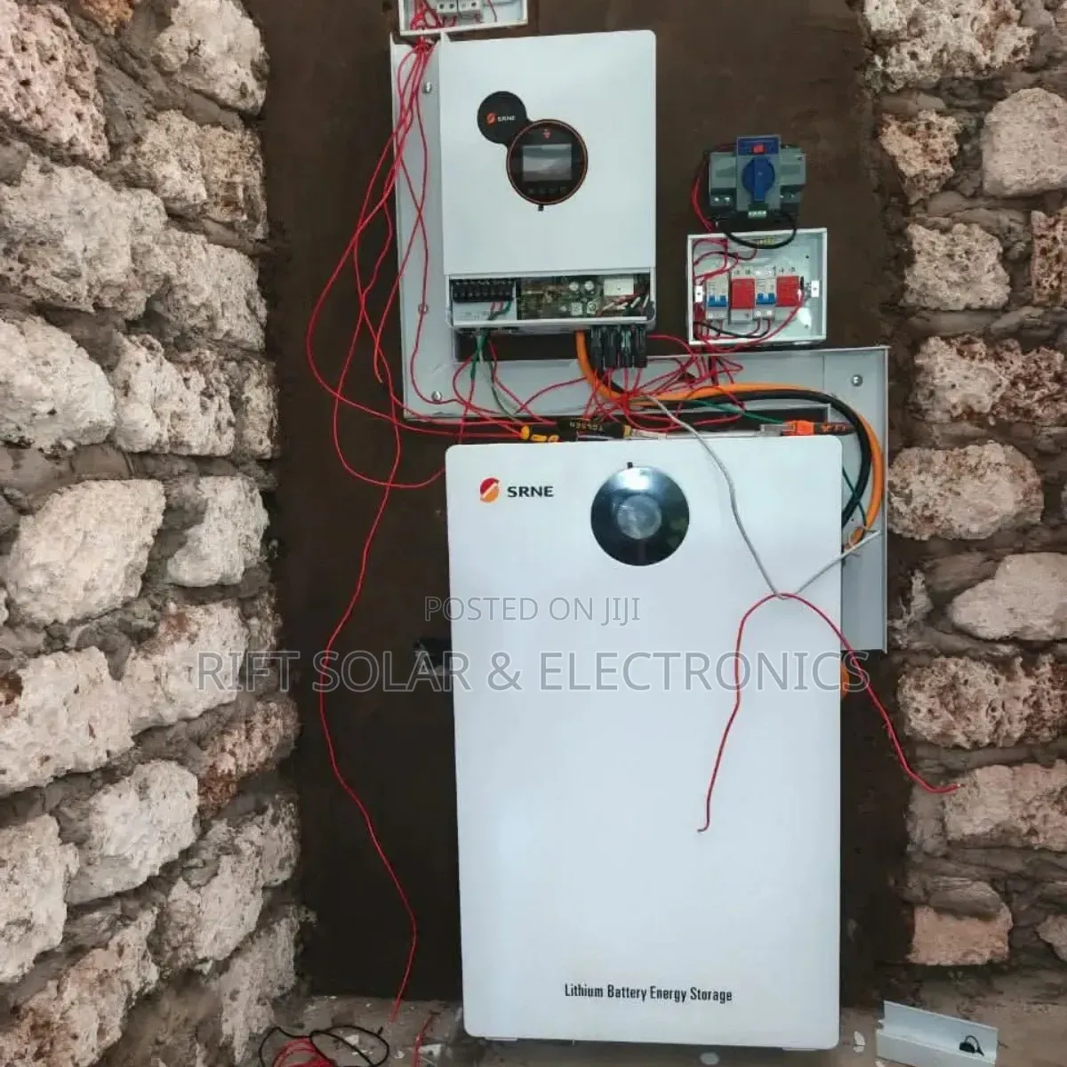 10kva Inverter - 10.26kwh Lithium Battery - (8)625w Solar Panels Kit