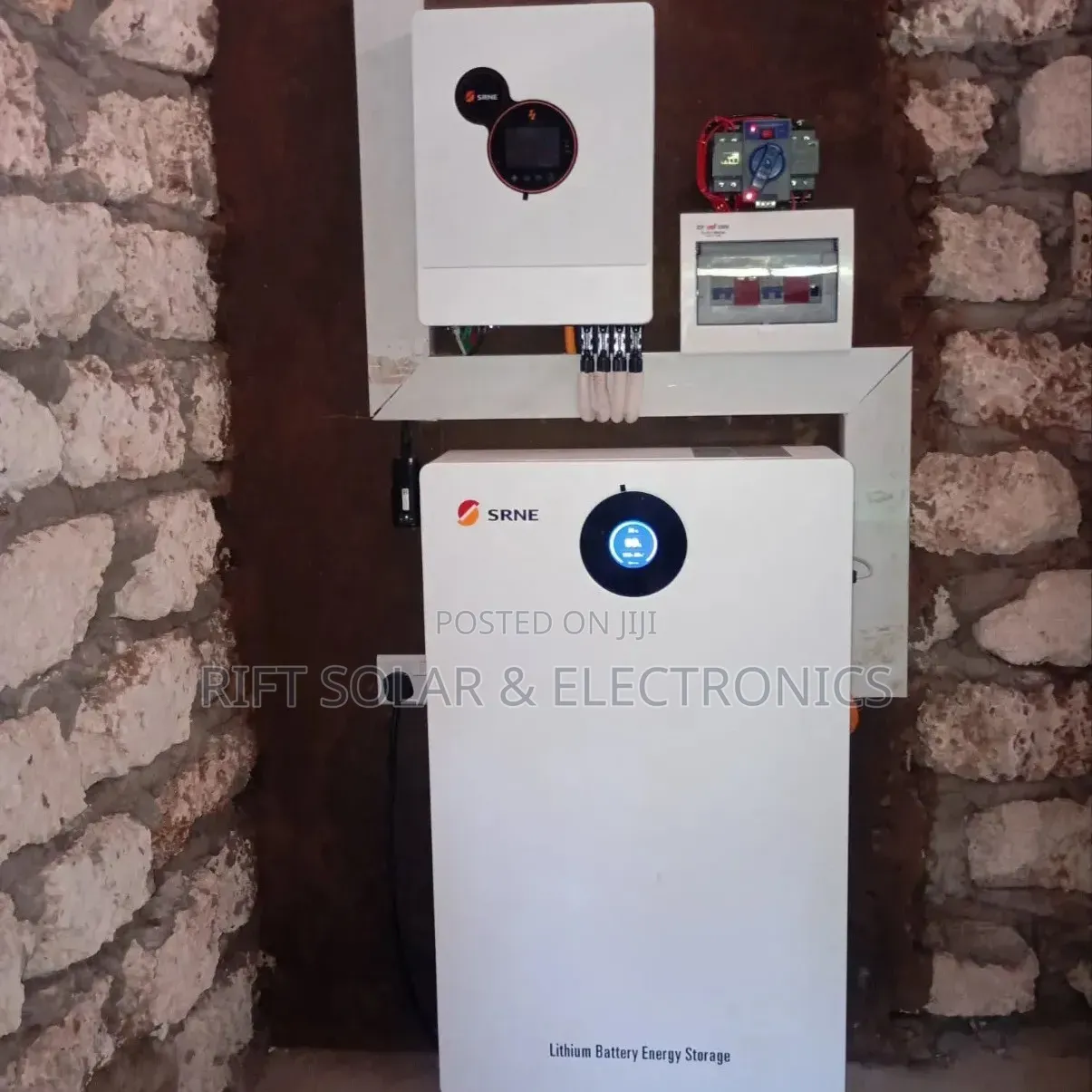 10kva Inverter - 10.26kwh Lithium Battery - (8)625w Solar Panels Kit