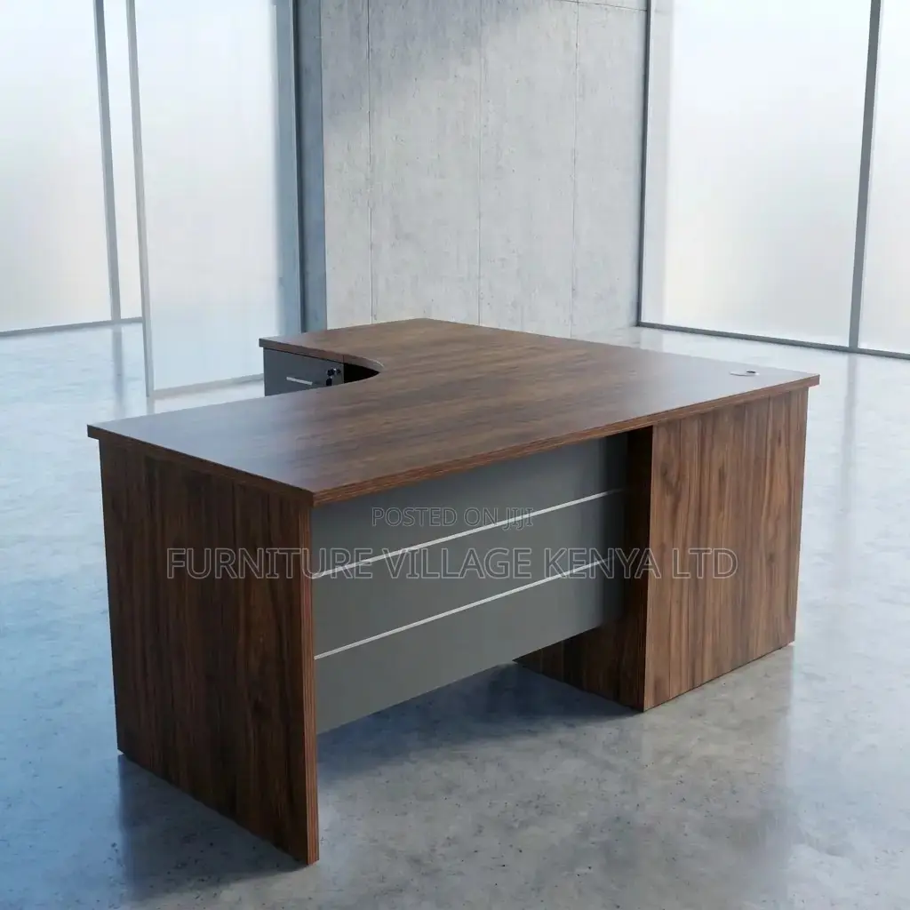 Curved Imported Office Desk.