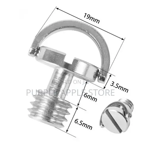 3/8′′ Thread Camera Mounting Screw – Stainless Steel