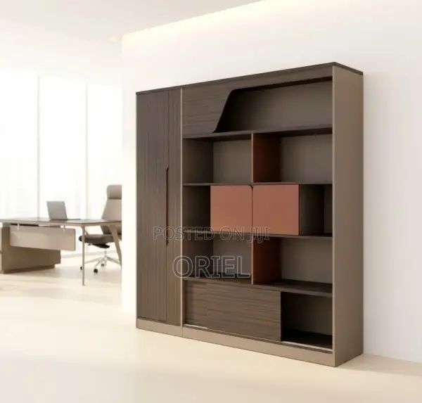 Office Cabinet : 2.4m Office Executive Display Cabinet