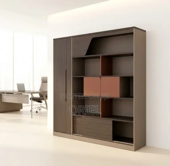 Office Cabinet : 2.4m Office Executive Display Cabinet