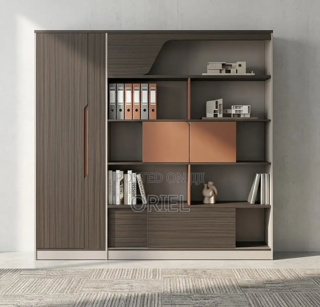 Office Cabinet : 2.4m Office Executive Display Cabinet