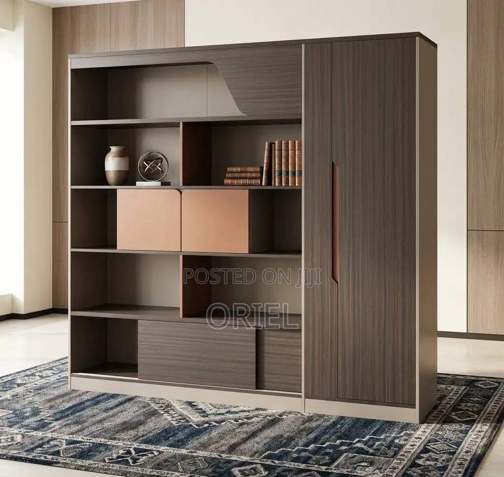 Office Cabinet : 2.4m Office Executive Display Cabinet