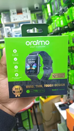 Oraimo Watch 5 Smart Watch 2.01" Hd Display Bluetooth Calling