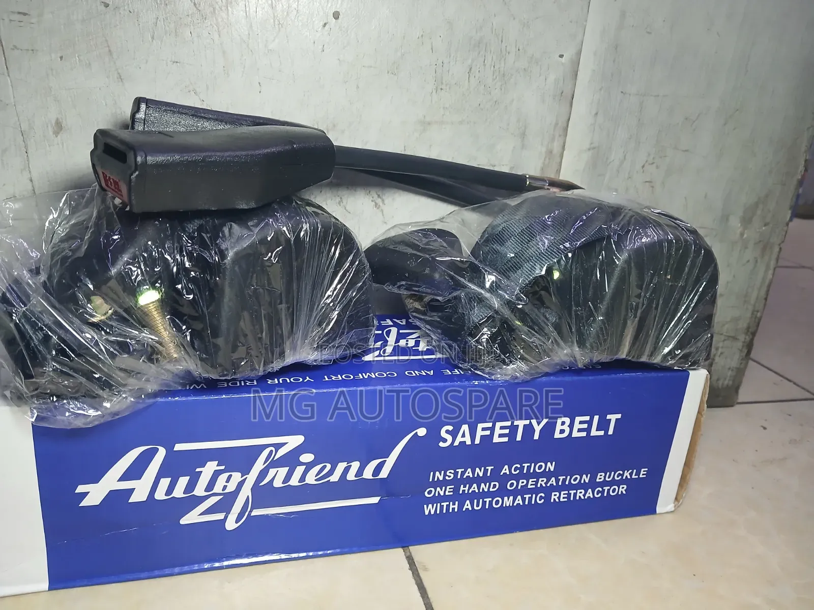 Universal Diver and Co Driver Safety Belt 3 Pin