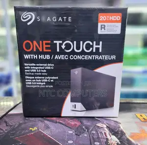 Seagate 20tb One Touch Hub External Hard Drive .