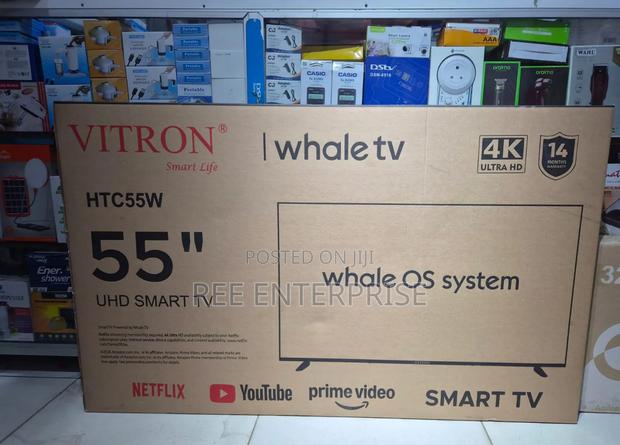 Vitron 55"inches Whale Os Smart Uhd Tv