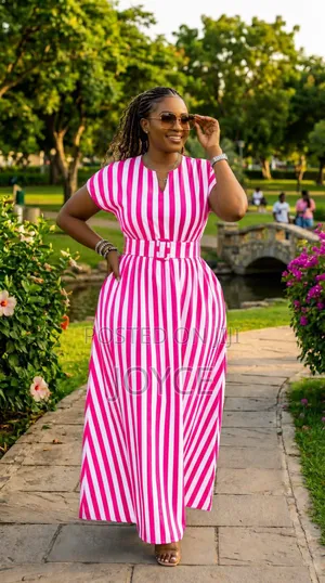 Stripped Shift Dress