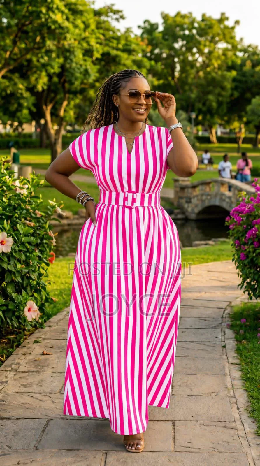 Stripped Shift Dress