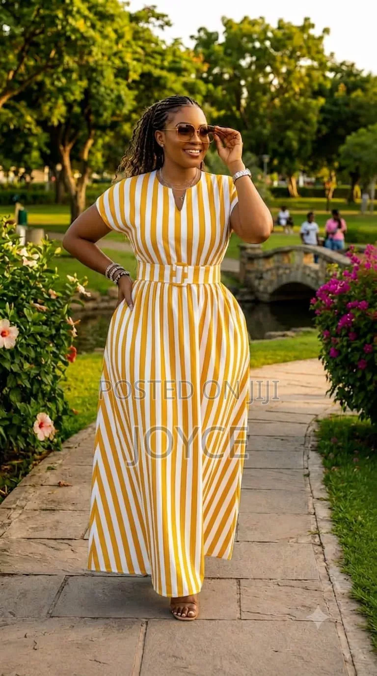 Stripped Shift Dress
