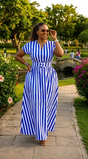 Stripped Shift Dress