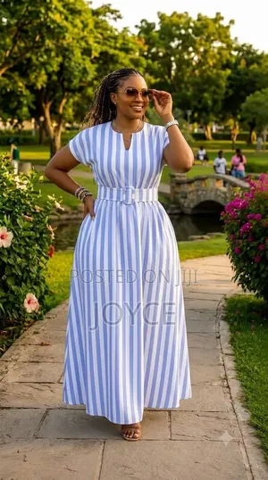 Stripped Shift Dress