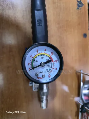 Straight Tyre Inflator With Gauge