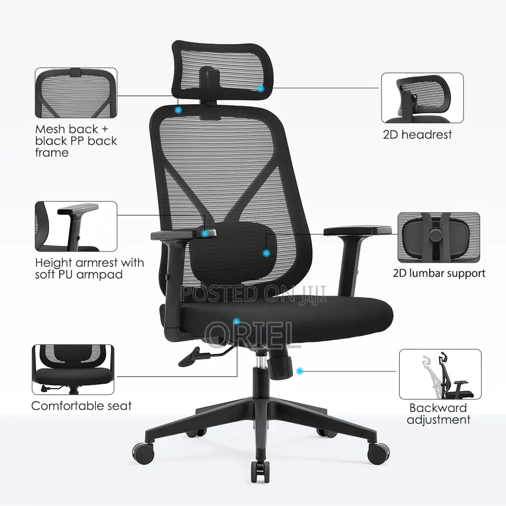 Office Chair : Staff High-Back Office Chair