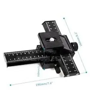 4-Way Macro Focusing Rail Slider – Tripod Camera Mount