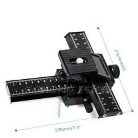 4-Way Macro Focusing Rail Slider – Tripod Camera Mount - thumbnail 3