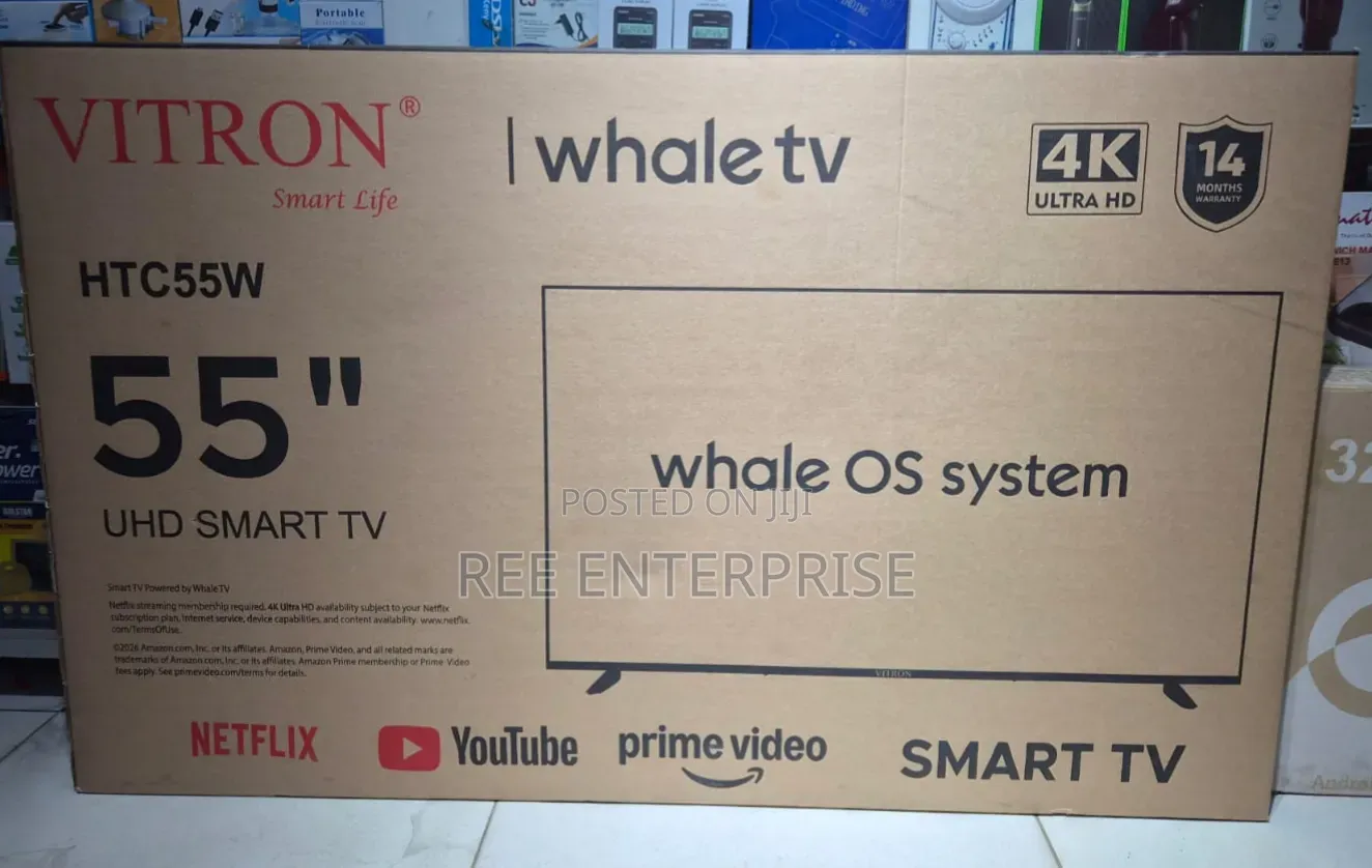 Vitron 55"inches Whale Os Smart Uhd Tv