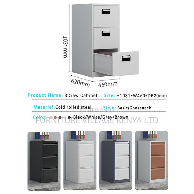 Office 3-Drawer's Cabinet. - thumbnail 4