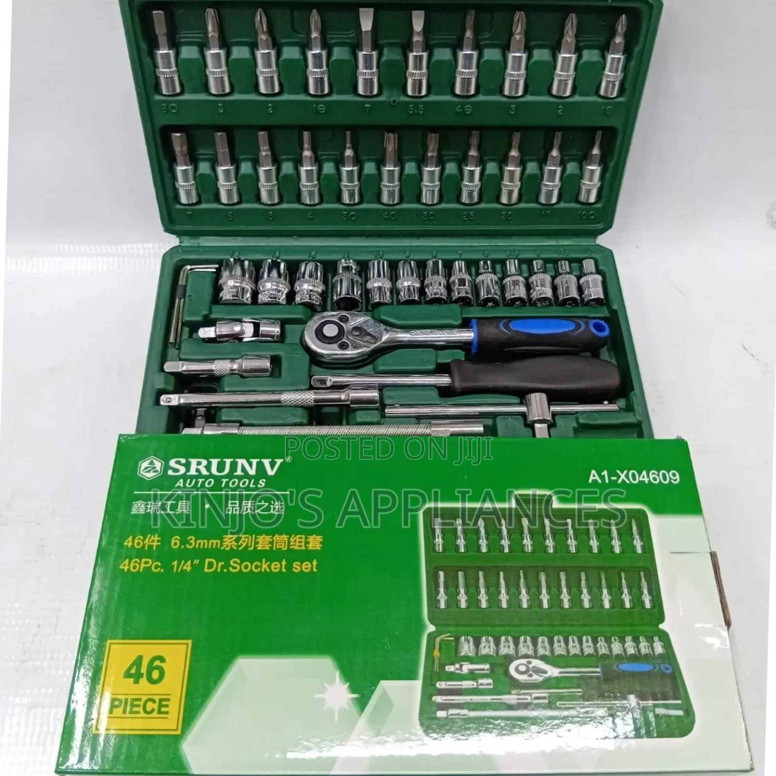 46 Pieces Socket Wrench
