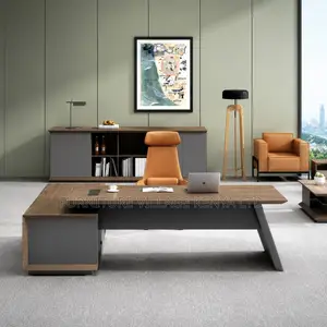 Imported Ceo's Table With Extension