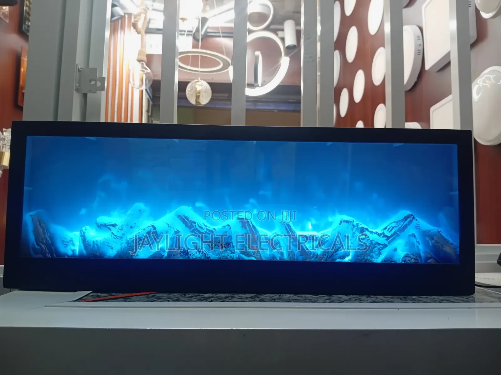 600mm Led Flame Electric Fireplace Optional Color RGB