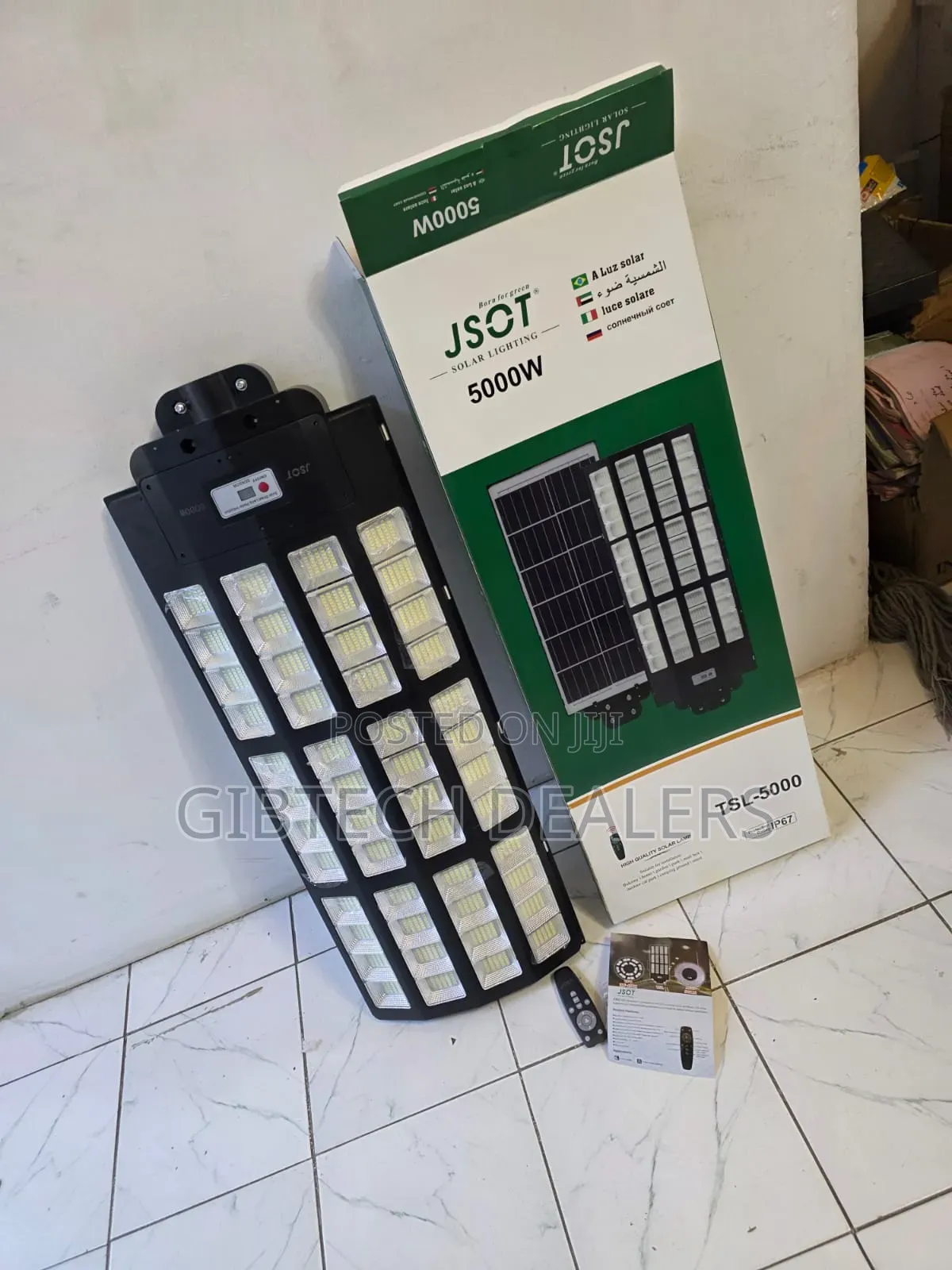 Jsot 5000w Solar Street Light Outdoor Waterproof With Pole