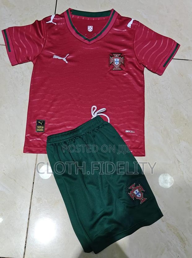 Portugal Home Kids World Cup Jersey 2026.