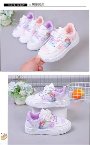 Elsa Snow Girls Sneakers