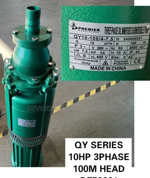 3phase Oil Impressed Submersible Water Pump 10hp 100m Head