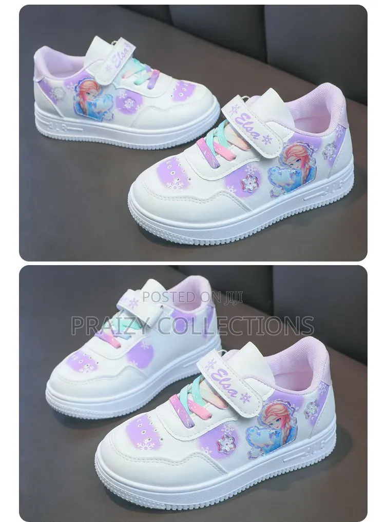 Elsa Snow Girls Sneakers