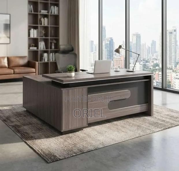 Office Desk : L-Shaped 160cm Executive Office Desk - thumbnail 3