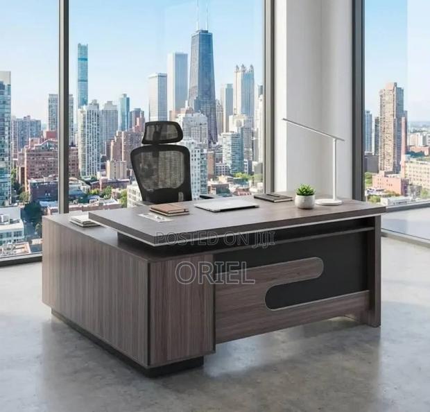 Office Desk : L-Shaped 160cm Executive Office Desk - thumbnail 4