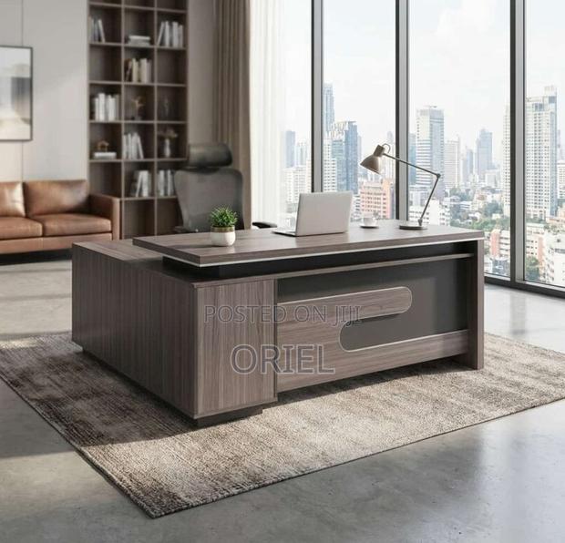 Office Desk : L-Shaped 160cm Executive Office Desk - thumbnail 5