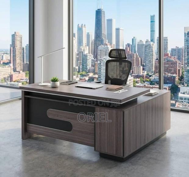 Office Desk : L-Shaped 160cm Executive Office Desk - thumbnail 6