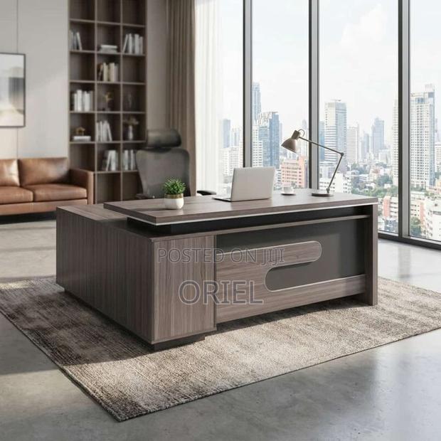 Office Desk : L-Shaped 160cm Executive Office Desk - thumbnail 7