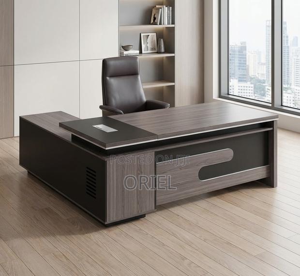 Office Desk : L-Shaped 160cm Executive Office Desk - thumbnail 12