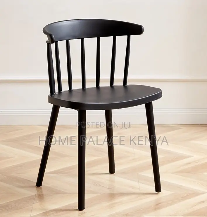 Dining Chair: Windsor Dining Chair With Plastic Backrest